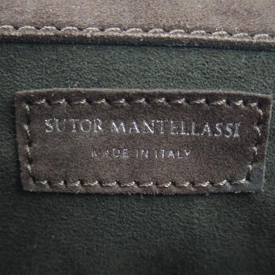 美品★(伊)ストール・マンテラッシ【高額★レザー ブリーフケース】スエード/メンズ ビジネス バッグ/SUTOR MANTELLASSI★N5184