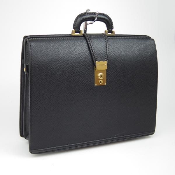 極上★銀座タニザワ/GINZA TANIZAWA【定価9.7万円★ダレスバッグ/黒】メンズ ビジネス バッグ/レザー ブリーフケース★N5186