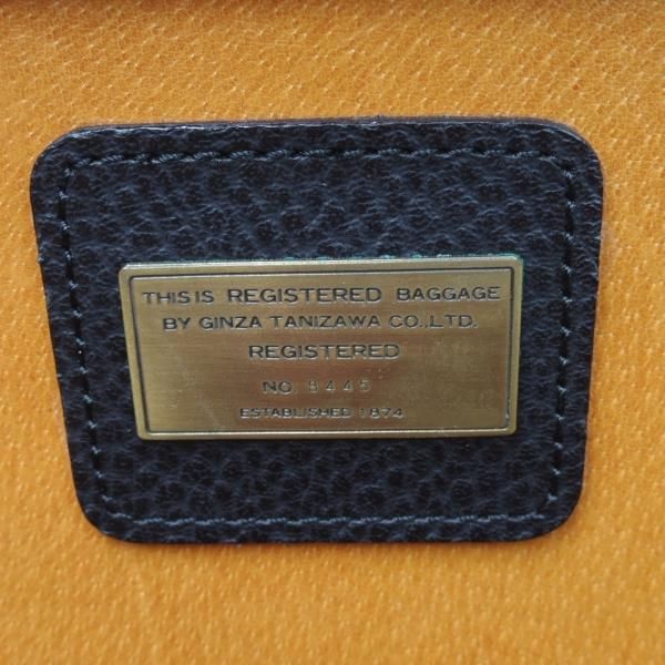 極上★銀座タニザワ/GINZA TANIZAWA【定価9.7万円★ダレスバッグ/黒】メンズ ビジネス バッグ/レザー ブリーフケース★N5186