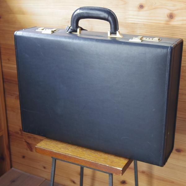 極上★コーチ/COACH【★アタッシュケース/黒】レザー/メンズ ビジネス バッグ★N5190