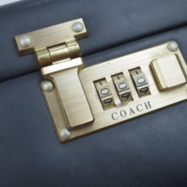 極上★コーチ/COACH【★アタッシュケース/黒】レザー/メンズ ビジネス バッグ★N5190