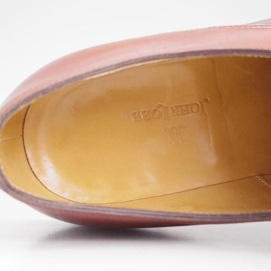 美品★ジョンロブ 7E【★8695ラスト/RUSSEL 2】ラッセル/パンチドキャップトゥ/カーフ/JOHN LOBB★c740