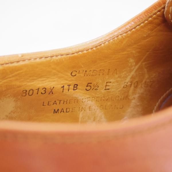 極上★クロケット&ジョーンズ 5.5E【★ユナイテッドアローズ別注】Uチップ/靴/UNITED ARROWS/Crockett&Jones★c742