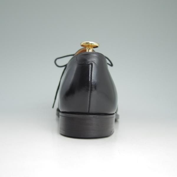 美品★クロケット&ジョーンズ 9E【★DARTMOUTH/318ラスト/ダートマウス】黒/プレーントゥ/Vフロント/ダービー/カーフ/Crockett&Jones★c744
