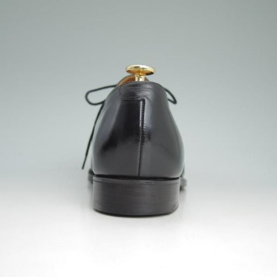美品★クロケット&ジョーンズ 9E【★DARTMOUTH/318ラスト/ダートマウス】黒/プレーントゥ/Vフロント/ダービー/カーフ/Crockett&Jones★c744
