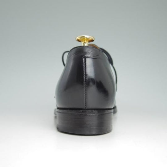 美品★クロケット&ジョーンズ 9E【★DARTMOUTH/318ラスト/ダートマウス】黒/プレーントゥ/Vフロント/ダービー/カーフ/Crockett&Jones★c744