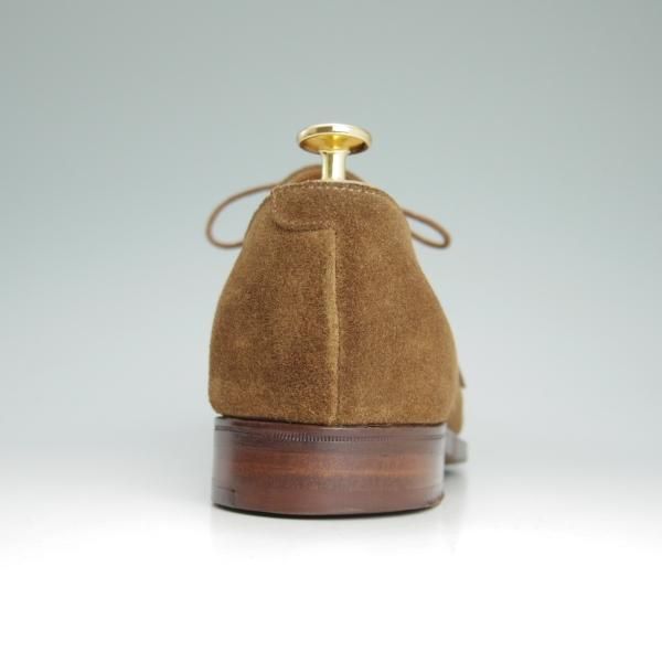 美品★クロケット&ジョーンズ 9E【★DARTMOUTH/318ラスト/ダートマウス】スエード/プレーントゥ/Vフロント/ダービー/Crockett&Jones★c745