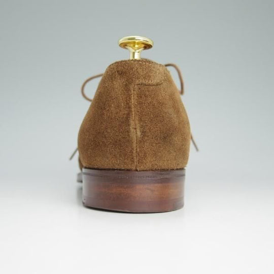 美品★クロケット&ジョーンズ 9E【★DARTMOUTH/318ラスト/ダートマウス】スエード/プレーントゥ/Vフロント/ダービー/Crockett&Jones★c745