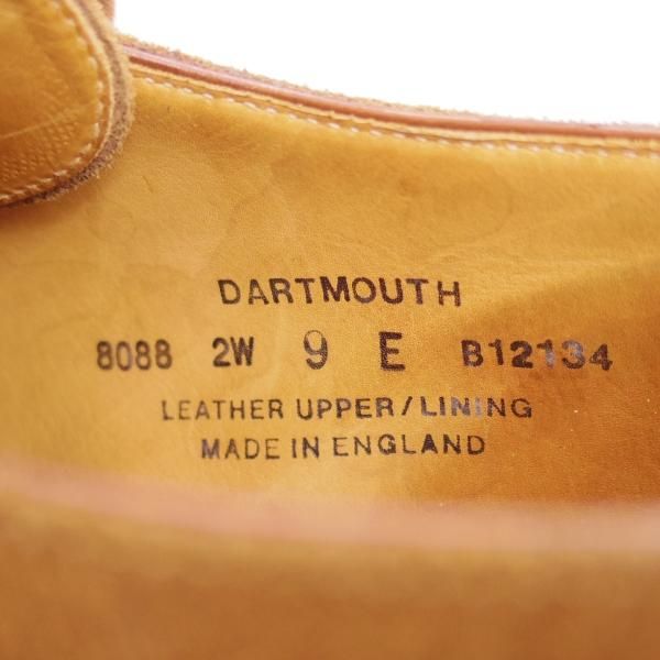 美品★クロケット&ジョーンズ 9E【★DARTMOUTH/318ラスト/ダートマウス】スエード/プレーントゥ/Vフロント/ダービー/Crockett&Jones★c745