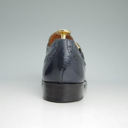 極上★クロケット&ジョーンズ 6E【★ポールセンスコーン別注/Poulsen Skone】248ラスト/モンクストラップ/カーフ/Crockett&Jones★c746