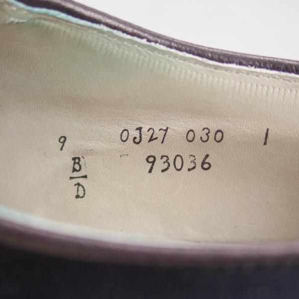 極美品☆オールデン 9D【☆ユナイテッドアローズB&Y別注/バリー