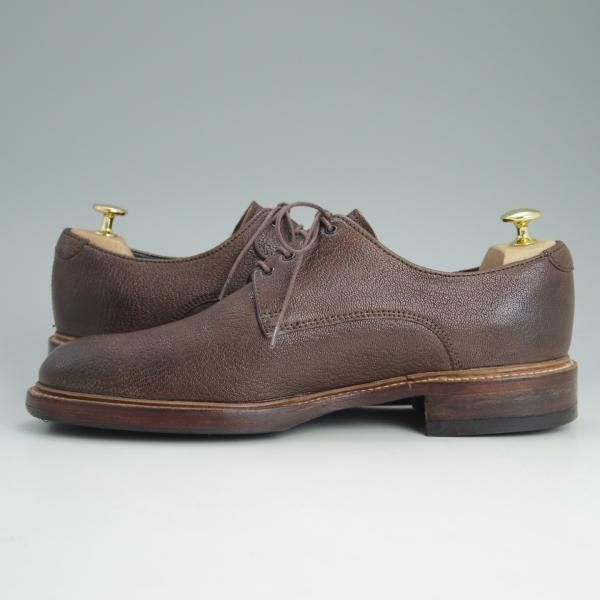 極上★(英)バーカー 8.5F【★Creative collection/プレーントゥ】茶/グレインレザー/BARKER★c748