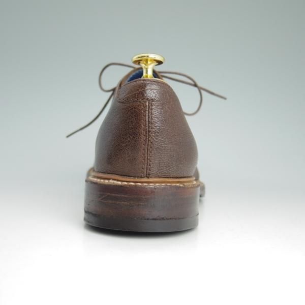 極上★(英)バーカー 8.5F【★Creative collection/プレーントゥ】茶/グレインレザー/BARKER★c748