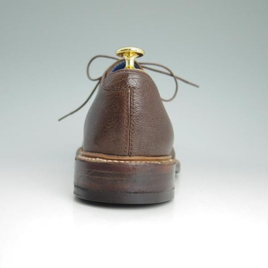 極上★(英)バーカー 8.5F【★Creative collection/プレーントゥ】茶/グレインレザー/BARKER★c748