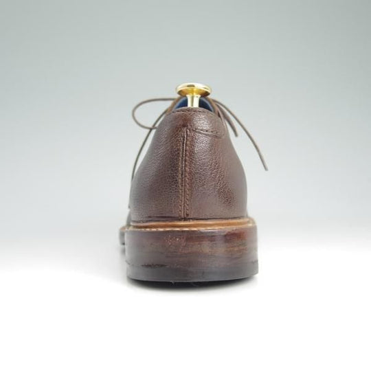 極上★(英)バーカー 8.5F【★Creative collection/プレーントゥ】茶/グレインレザー/BARKER★c748