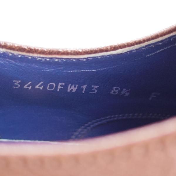 極上★(英)バーカー 8.5F【★Creative collection/プレーントゥ】茶/グレインレザー/BARKER★c748