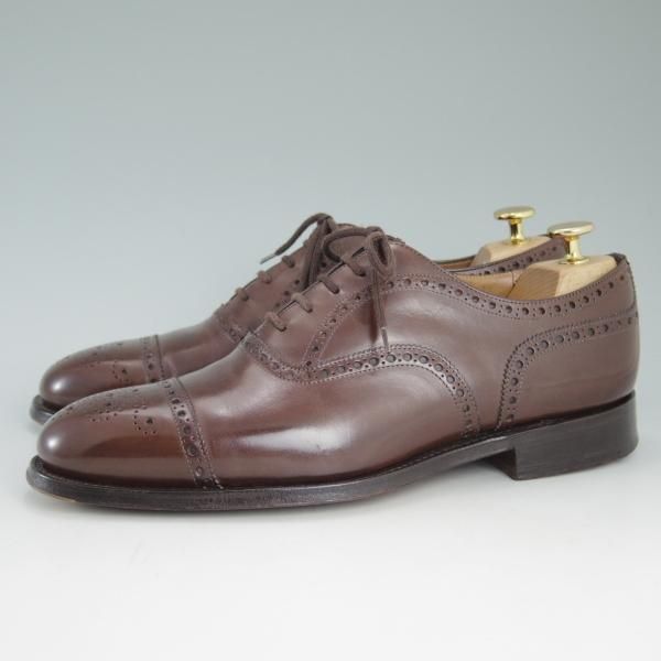 極上★チャーチ 70F/UK7【貴重★Heritage Collection/ディプロマット同様】173ラスト/4都市ロゴ/HIGHGROVE/セミブローグ/Church's★c751