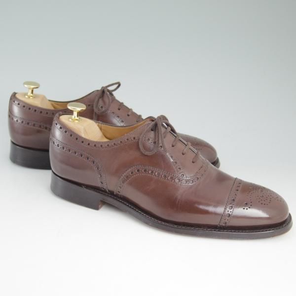 極上★チャーチ 70F/UK7【貴重★Heritage Collection/ディプロマット同様】173ラスト/4都市ロゴ/HIGHGROVE/セミブローグ/Church's★c751