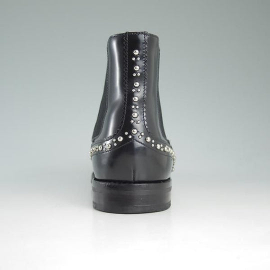 美品★チャーチ(レディース) SIZE 36【★KETSBY MET/ケッツビー/スタッズ】ポリッシュドバインダーカーフ/サイドゴアブーツ/Church's★c752