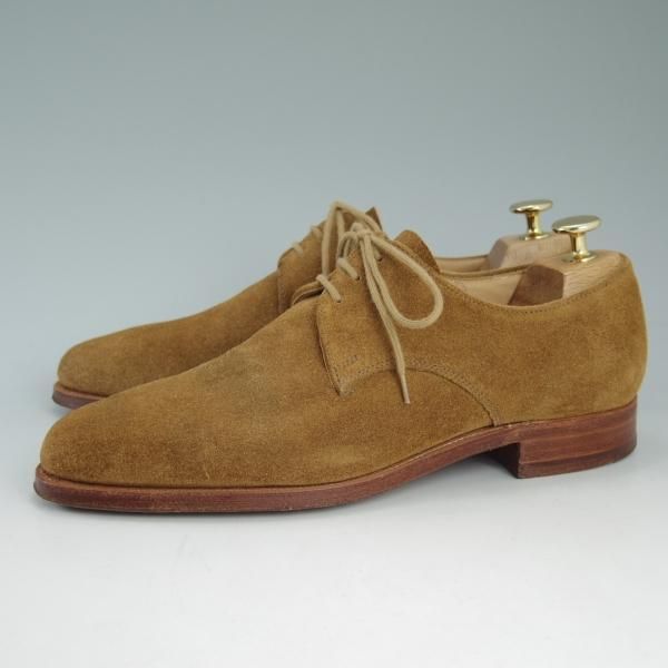 極上★クロケット&ジョーンズ 7D【★トゥモローランド別注/TOMORROWLAND】NEWQUAY/240ラスト/スエード/プレーントゥ/Crockett&Jones★c754