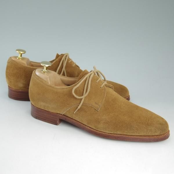 極上★クロケット&ジョーンズ 7D【★トゥモローランド別注/TOMORROWLAND】NEWQUAY/240ラスト/スエード/プレーントゥ/Crockett&Jones★c754