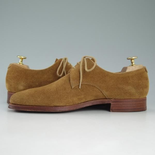 極上★クロケット&ジョーンズ 7D【★トゥモローランド別注/TOMORROWLAND】NEWQUAY/240ラスト/スエード/プレーントゥ/Crockett&Jones★c754