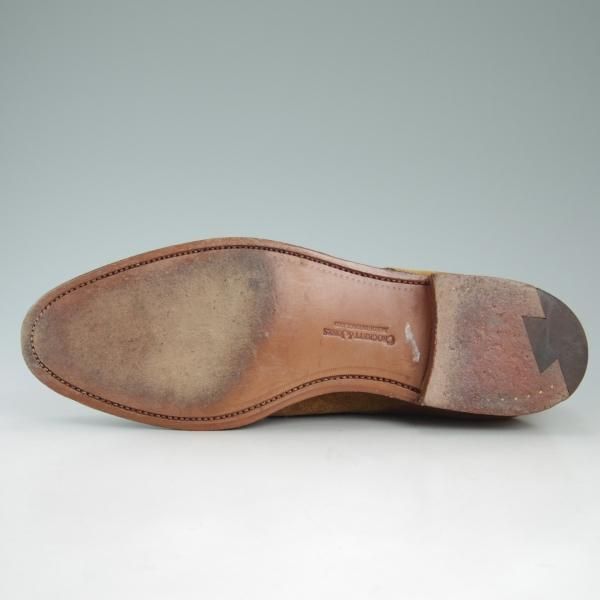 極上★クロケット&ジョーンズ 7D【★トゥモローランド別注/TOMORROWLAND】NEWQUAY/240ラスト/スエード/プレーントゥ/Crockett&Jones★c754