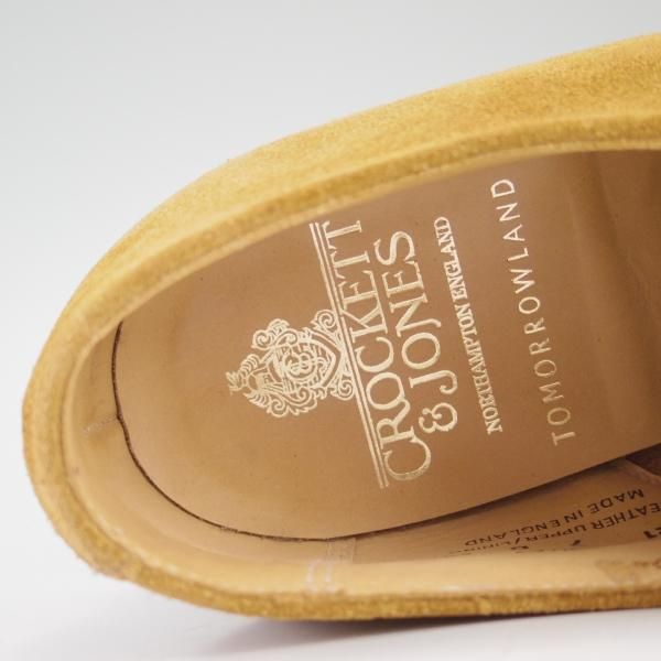 極上★クロケット&ジョーンズ 7D【★トゥモローランド別注/TOMORROWLAND】NEWQUAY/240ラスト/スエード/プレーントゥ/Crockett&Jones★c754