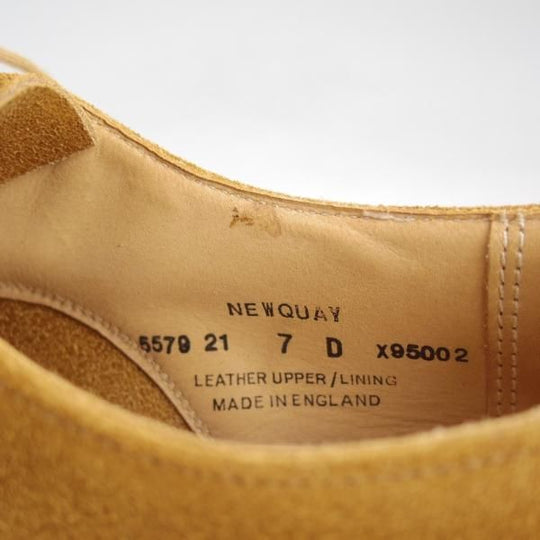 極上★クロケット&ジョーンズ 7D【★トゥモローランド別注/TOMORROWLAND】NEWQUAY/240ラスト/スエード/プレーントゥ/Crockett&Jones★c754
