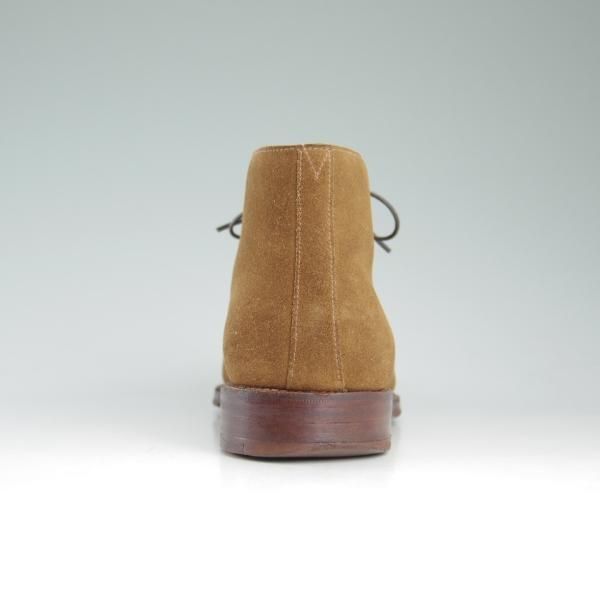 極上★クロケット&ジョーンズ 6.5E【★チルターン/CHILTERN】224ラスト/スエード/チャッカブーツ/薄茶/Crockett&Jones★c755
