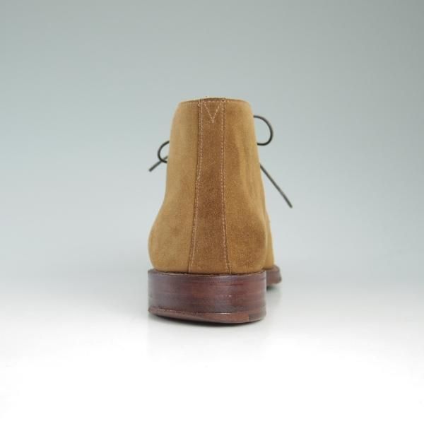 極上★クロケット&ジョーンズ 6.5E【★チルターン/CHILTERN】224ラスト/スエード/チャッカブーツ/薄茶/Crockett&Jones★c755