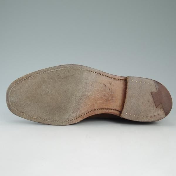 極上★クロケット&ジョーンズ 6.5E【★チルターン/CHILTERN】224ラスト/スエード/チャッカブーツ/薄茶/Crockett&Jones★c755
