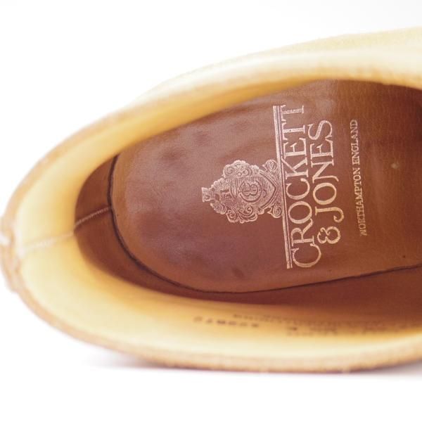 極上★クロケット&ジョーンズ 6.5E【★チルターン/CHILTERN】224ラスト/スエード/チャッカブーツ/薄茶/Crockett&Jones★c755