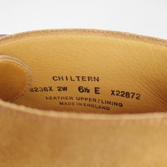 極上★クロケット&ジョーンズ 6.5E【★チルターン/CHILTERN】224ラスト/スエード/チャッカブーツ/薄茶/Crockett&Jones★c755
