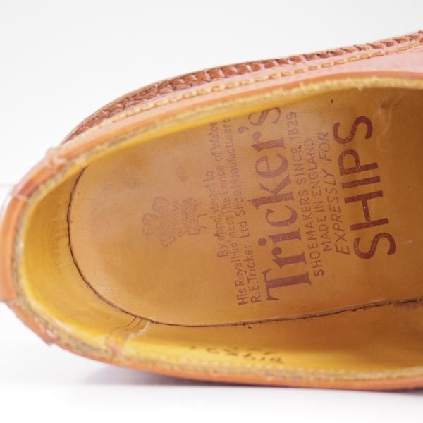 極上★トリッカーズ(レディース) SIZE 4.5【★シップス別注/SHIPS/マロンアンティーク】L5659/カントリー短靴/カーフ/Tricker's★c756