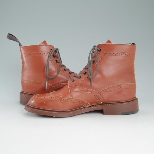 極美品★トリッカーズ(レディース) SIZE 4.5【★カントリーブーツ/L5180】モカシンブラウン/アニリンカーフ/Tricker's★c757