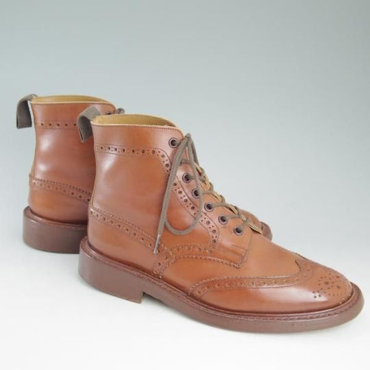 極上★トリッカーズ SIZE 7.5【★マロンアンティーク/MALTON/モールトン】カントリーブーツ/M2508/カーフ/Tricker's★c758