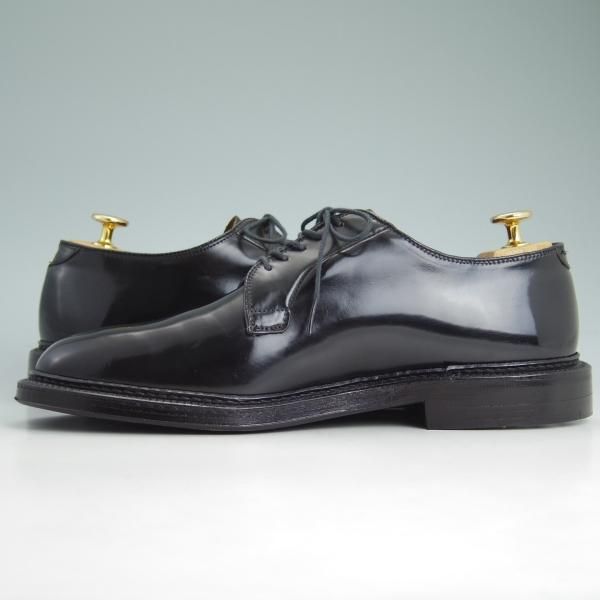 極美品★オールデン 7E【定価￥136,080-★コードバン/9901/(独)Budapester Schuhe別注】プレーントゥ/バリーラスト/Alden★c759