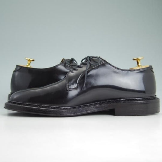 極美品★オールデン 7E【定価￥136,080-★コードバン/9901/(独)Budapester Schuhe別注】プレーントゥ/バリーラスト/Alden★c759