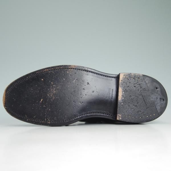 極美品★オールデン 7E【定価￥136,080-★コードバン/9901/(独)Budapester Schuhe別注】プレーントゥ/バリーラスト/Alden★c759