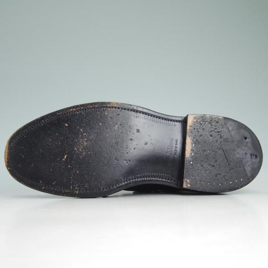 極美品★オールデン 7E【定価￥136,080-★コードバン/9901/(独)Budapester Schuhe別注】プレーントゥ/バリーラスト/Alden★c759