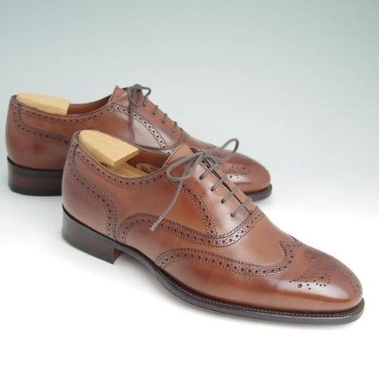 未使用★(英)アルフレッドサージェント 5.5E【上級★エクスクルーシブライン】フルブローグ/サージェント/Alfred Sargent★c761