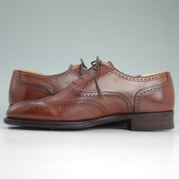 未使用★(英)アルフレッドサージェント 5.5E【上級★エクスクルーシブライン】フルブローグ/サージェント/Alfred Sargent★c761