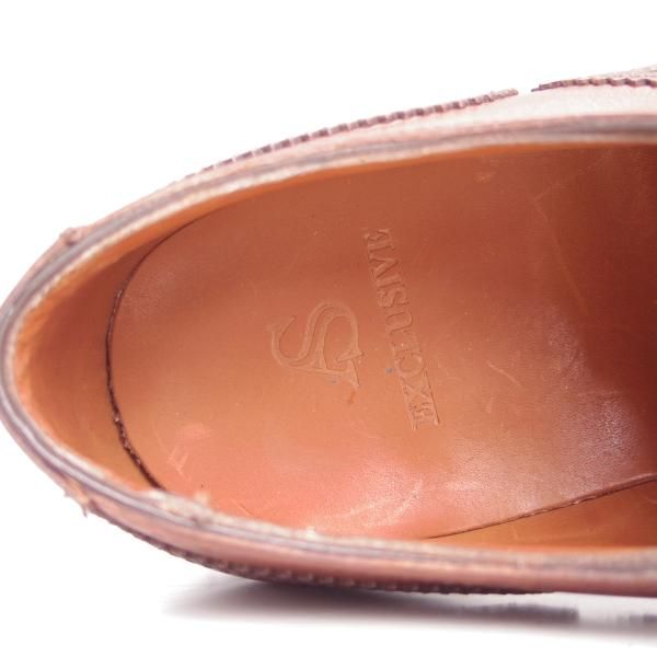 未使用★(英)アルフレッドサージェント 5.5E【上級★エクスクルーシブライン】フルブローグ/サージェント/Alfred Sargent★c761