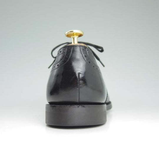 極美品★チャーチ 75F/UK7.5【★フルブローグ/EASTCOTE】138ラスト/4都市ロゴ/黒/カーフ/Church's★c763