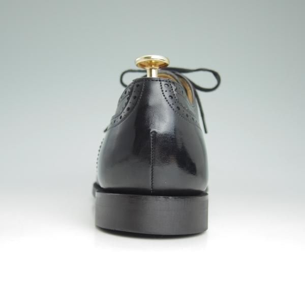 極美品★チャーチ 75F/UK7.5【★フルブローグ/EASTCOTE】138ラスト/4都市ロゴ/黒/カーフ/Church's★c763