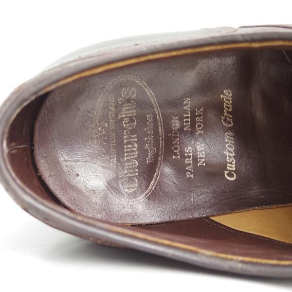 ★チャーチ 90F/UK9【★エクスクルーシブレザー/Tewkesbury/ベティスカーフ】Betis calf/119ラスト/4都市ロゴ/フルブローグ/Church's★c765