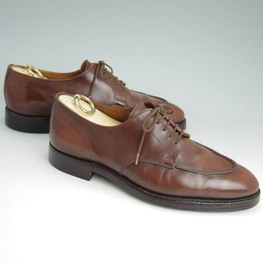 ★クロケット&ジョーンズ 6.5E【★ロイドフットウェア/Lloyd Footwear別注】317ラスト/カーフ/茶/Jシリーズ/Uチップ/Crockett&Jones★c766