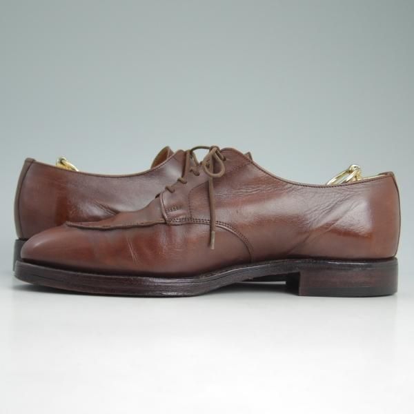 ★クロケット&ジョーンズ 6.5E【★ロイドフットウェア/Lloyd Footwear別注】317ラスト/カーフ/茶/Jシリーズ/Uチップ/Crockett&Jones★c766