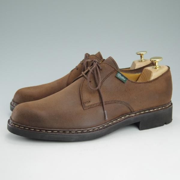 未使用★パラブーツ SIZE 8【貴重★ワックススエード仕様】プレーントゥ/TEXソール/スエード/Paraboot★c780
